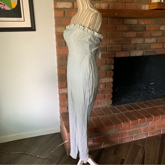 Privacy Please Cruz Strapless Jumpsuit Light Blue Sz XS - Picture 4 of 8